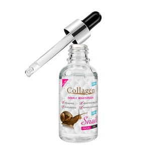 Huile pour le visage naturelle et biologique au collagène et à l'extrait <span class=keywords><strong>d</strong></span>'escargot, huile essentielle hydratante et réparatrice en profondeur - Product Image 6