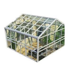 Véranda en aluminium isolée sur mesure avec verre trempé, autoportante - Product Image 2