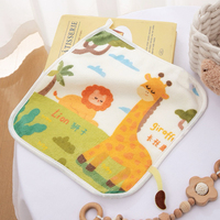 Serviette de bain pour bébé en polaire corail imprimée, avec motif de dessin animé et queue 3D, écologique et douce, pour l'éveil des tout-petits