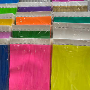 Pulseras de Papel Tyvek Blancas Personalizables y Ecológicas de 25*250mm para Festivales y Fiestas, Productos Ecológicos - Product Image 5