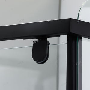 Cabine <span class=keywords><strong>de</strong></span> <span class=keywords><strong>douche</strong></span> en verre noir personnalisée avec cadre en forme <span class=keywords><strong>de</strong></span> diamant Cabine <span class=keywords><strong>de</strong></span> salle <span class=keywords><strong>de</strong></span> bain avec charnière pivotante - Product Image 6