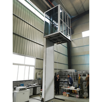 Außen-Innen Vertikaler Sicherheits-Plattformlift Kleiner Haus-Rollstuhllift Aufzug für Menschen mit Behinderung Hydraulischer Rollstuhl-Aufzug