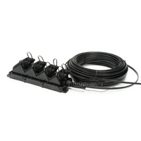 Caja Terminal de Servicio Multipuerto de Fibra Óptica de 2/4/6/8 MST con Cables de Bajada SST para FTTH/FTTA