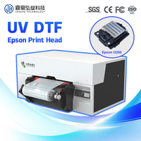 Machine d'impression UV DTF I3200 de bureau A3 30CM pour les petites entreprises, personnalisation d'objets en métal, verre et plastique