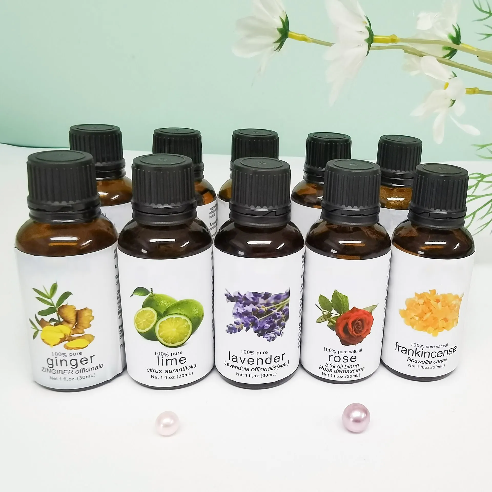100% minyak esensial terapi murni dan alami, minyak Lavender untuk Aromaterapi dan Diffuser