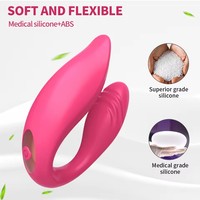 Vibrateur clitoridien et vaginal invisible en forme de U, télécommande sans fil, jouet sexuel pour femme, à porter dans les culottes, stimulation du point G