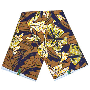Tissu africain en wax respirant pour literie, robes, vêtements imprimés Ankara, <span class=keywords><strong>pagne</strong></span> en coton uni teint 27S260525 - Product Image 2