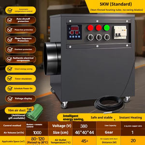 Industrieller Großflächenheizer Hochleistungs-Elektroheizung Trockenraum Landwirtschaft Gewächshaus Heißluftgebläse - Product Image 2