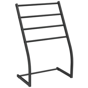 <b>Freestanding</b> towel racks, bathroom towel racks, 4-tier metal towel racks, blanket ladder racks, display racks - Product Image 5