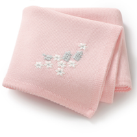 Couverture en coton tricoté à motifs floraux pour bébé, serviette de bain, tissu d'emmaillotage, couette pour nourrissons, couverture de poussette