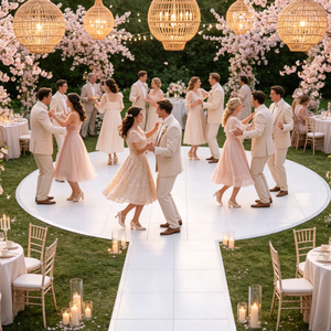 Vente Flash : Élégante Piste de Danse Extérieure Ronde et <span class=keywords><strong>Allée</strong></span> de Mariage – Design Durable et Antidérapant, Idéal pour une Décoration Romantique de Mariage - Product Image 2