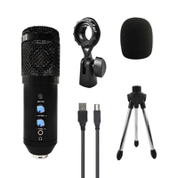 Mikrofon USB BM800 untuk Live Streaming Podcast Mic Bm-800 Profesional Desktop Record Condenser Micfone Musik Gaming Microphone