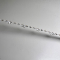 Bande lumineuse à lentille LED SMD3030 DC24V 21LED pour éclairage arrière de caissons lumineux, enseignes, affichages et panneaux publicitaires