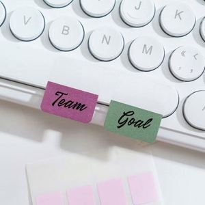 Multi-Color Portable <b>Memo</b> <b>Pad</b> Self-Adhesive Sticky Notes with Index Tab for Office & School Use - Product Image 3