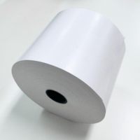 Étiquette thermique sans support personnalisée, écologique, en rouleau continu, sans BPA, résistante à 3 facteurs, étiquette de prix autocollante, papier thermique pour la vente au détail