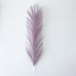 Decoración de Hierba de <span class=keywords><strong>Pampas</strong></span> Hecha a Mano, 15.7 Pulgadas/40 cm, Caña Artificial para Decoración Boho <span class=keywords><strong>Chic</strong></span> del Hogar y Arreglos de Boda - Morado Claro - Product Image 3