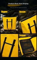 Sac à dos étanche en PVC de 30 L avec poignée pour le camping et la randonnée, le stockage et la personnalisation pour les sports de plein air