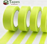 Ruban adhésif en papier vert pomme personnalisé, ruban washi pour surfaces murales, personnalisation du papier lisse pour murs extérieurs