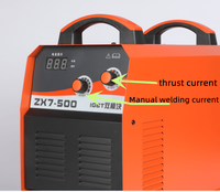 Onduleur portable en cuivre à courant réel triphasé 380V Machine à souder électrique mma arc 400a 500a soudeuse à bâton robuste