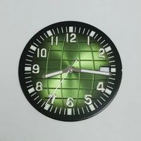 Esfera de Reloj de Metal de Alta Calidad de 32 mm con Patrón de Granada y Letras, Movimiento NH35/36/4R/7S, Accesorios para Relojes