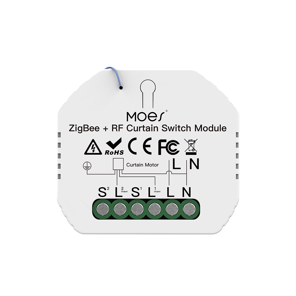 ZigBee DIY RF433 умный модуль переключения занавесок для электрических моторизованных роликовых жалюзи, в наличии 2MQTT