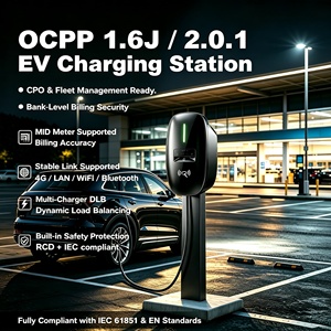 Cargador de Vehículos Eléctricos AC 48A, Personalizable en EE. UU., con Conector, OCPP 1.6J, RFID, APP, Wallbox, Uso Doméstico y Comercial, IP65 - Product Image 4