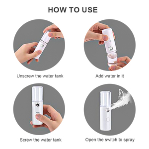 Vaporisateur facial nano pour soins de la peau, hydratant, rechargeable par USB, portable, mini, électrique, brume fine, très vendu - Product Image 5