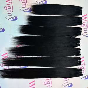 100% naturel <span class=keywords><strong>cheveux</strong></span> humains os faisceau droit Double dessiné <span class=keywords><strong>cheveux</strong></span> vierges épais et extrémités pleines - Product Image 6