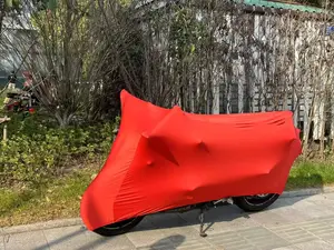 Super Soft Breathable Motorbike Cover Stretch Dustproof Scratch Resistant Indoor Cover For Motorcycle