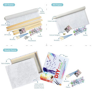 Pintura por Números DIY para Adultos y Niños, Arte en Lienzo, Decoración de Pared para el Hogar, Pintura al Óleo por Números, Paisaje Personalizado para Pintar por Números - Product Image 6