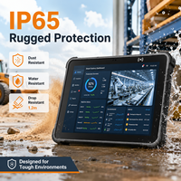 Tableta Robusta de 10 Pulgadas con Windows 10/Ubuntu, Tableta Industrial Resistente IP68, Intel N5100, Multisistema, Compatible con 4G