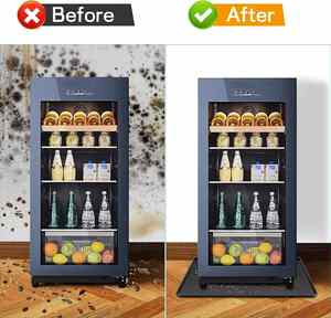 Tapis antidérapant et imperméable sous le réfrigérateur, tapis de protection lavables pour réfrigérateur, tapis en caoutchouc silicone sous les réfrigérateurs - Product Image 4