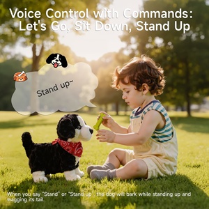 Juguete Interactivo Realista de <span class=keywords><strong>Border</strong></span> <span class=keywords><strong>Collie</strong></span> 2025, Regalos Educativos, Perro de Peluche que Canta y Camina con Control por Voz para Niños Mayores de <span class=keywords><strong>3</strong></span> Años - Product Image 3
