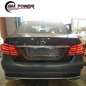 Classe E w212 <span class=keywords><strong>e63</strong></span> body kit per W212 E200 E300 E260 per <span class=keywords><strong>E63</strong></span> con paraurti anteriore cofano testa della lampada fanali posteriori diffusore ehaust tubo - Product Image 6