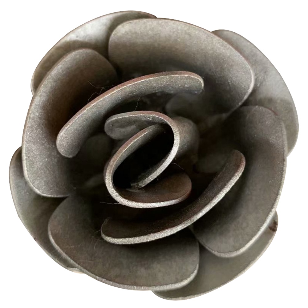 Штампованные Железные цветы розы используются на стальных железных панелях перил