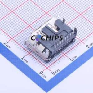 3VD11207-87AA-4H DisplayPort (DP) Connector Bent Lead Through Hole Connector - Product Image 2