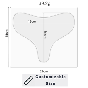 Patchs anti-rides réutilisables en silicone en forme de T pour la poitrine, non absorbants, avec logo personnalisé - Product Image 2