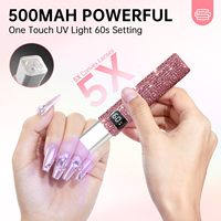 Lampe UV LED Mini 3W de Haute Qualité Personnalisée H1, Lampe à Ongles Professionnelle pour Salon de Manucure, Alimentation par Batterie Rechargeable, Mini Lampe à Ongles en Gel