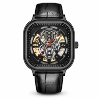 Relojes de Hombre Cuadrados de Lujo, Mecánicos, de Aleación de Alta Calidad, Totalmente Automáticos, Modernos, para Estudiantes, 41 mm, Luminosos, Genuinos