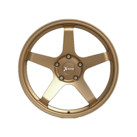 Jantes en alliage forgé X-RIMS 5x114.3 5x112 15-20 pouces Bronze 5 branches pour JDM Tuner