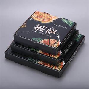 Hot Sale Offset Printed Customizable Logo Corrugated <b>Pizza</b> <b>Box</b> 6 7 8 9 10 12 Inches Food Grade <b>Pizza</b> <b>Box</b> Eco Paper <b>Box</b> for Food - Product Image 2