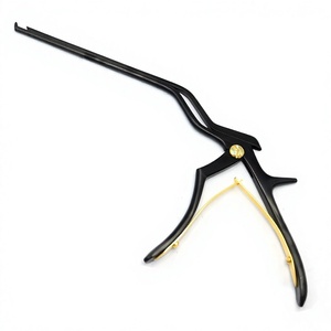 Rongeur à baïonnette Kerrison, poinçon pour retirer les éléments déformés et décalés, acier inoxydable allemand noir, rongeur à 45 degrés vers l'avant, 5 mm x 22 cm - Product Image 1
