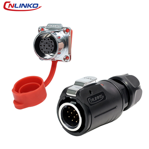 Cnlinko LP24 cáp và kết nối <span class=keywords><strong>14</strong></span> pin hàng không đảo ngược cài đặt cắm và ổ cắm hàng không kết nối - Product Image 6