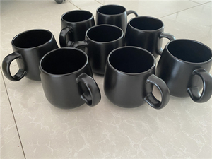 ราคาถูกถ้วยเซรามิกเคลือบสีดำที่มีโลโก้,14ออนซ์400มิลลิลิตรรอบแก้วเซรามิกเป็นของขวัญโปรโมชั่น - Product Image 4