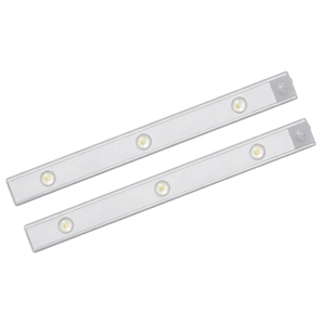 Luz LED Inteligente con Sensor, de Aluminio, 2.5W, 80cm, Tipo Ojo de Gato, para Gabinete, 6000K, Luz Diurna, Temperatura de Color Ajustable, Acabado Mate - Product Image 1