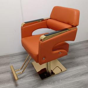 Sillón de Barbería de Alta Gama con Tapicería Resistente y Elevación Hidráulica - Product Image 5