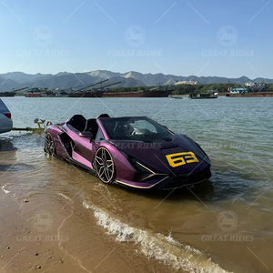 Coche acuático comercial de fibra de vidrio para alquiler en parques acuáticos, atracciones y negocios en sitios turísticos - Product Image 1