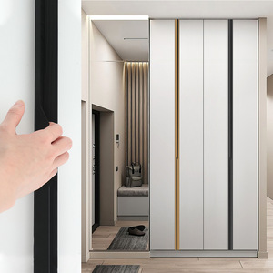 Poignée de meuble encastrée en alliage d'aluminium, design minimaliste, installation facile, utilisation intérieure - Product Image 1