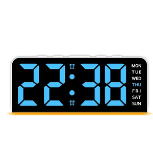 Custom Logo LED Smart Alarm Clock Indoor Digital <b>Desk</b> & Table Clock for Office or Living Room with Backlight Function - Product Image 1