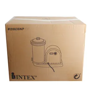 Intex 28634 2500gal/h 220V Trung Quốc 3-pin Cắm Lọc nước bơm Cartridge sạch trên mặt đất hồ bơi mùa hè gia đình hồ bơi